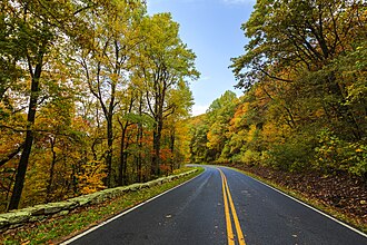Shenandoah National Park mountain scenery